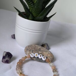 Bracelet en Pierre de Lune Love