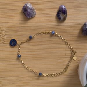 Bracelet Lotus Bleu